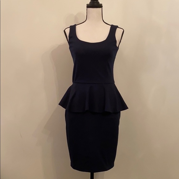 AQUA Peplum Dress - Picture 2 of 5